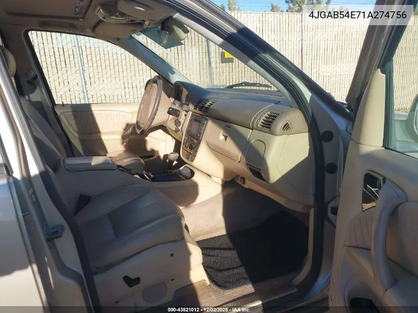 4JGAB54E71A274756 2001 Mercedes-Benz Ml 320