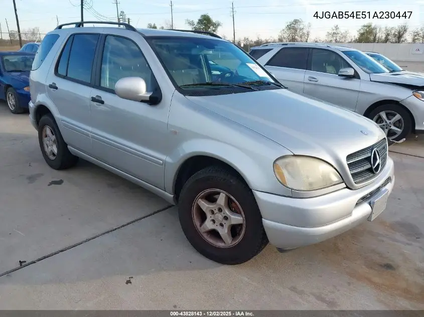 4JGAB54E51A230447 2001 Mercedes-Benz Ml 320