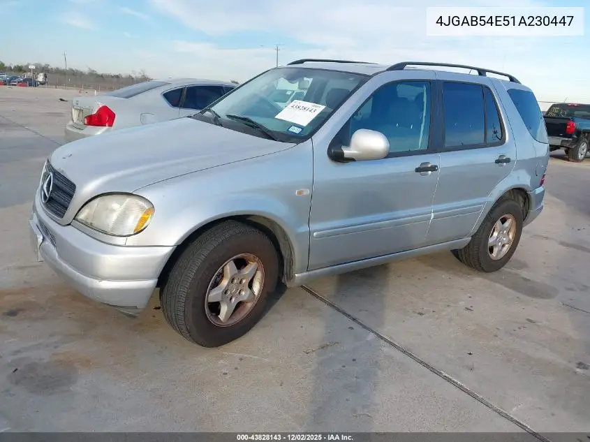 4JGAB54E51A230447 2001 Mercedes-Benz Ml 320