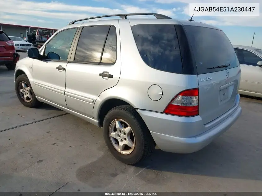 4JGAB54E51A230447 2001 Mercedes-Benz Ml 320