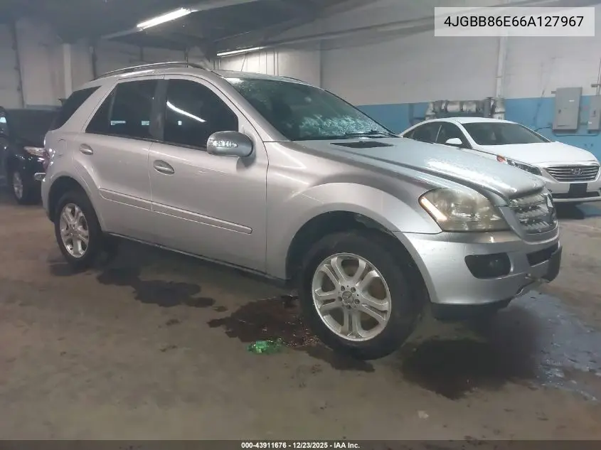 4JGBB86E66A127967 2006 Mercedes-Benz Ml 350 4Matic