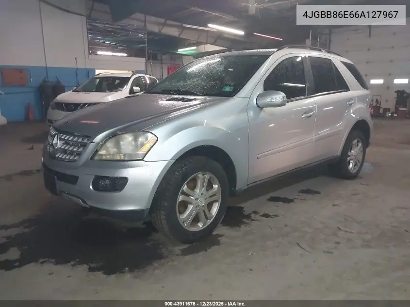 4JGBB86E66A127967 2006 Mercedes-Benz Ml 350 4Matic