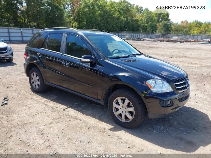 4JGBB22E87A199323 2007 Mercedes-Benz Ml 320 Cdi 4Matic