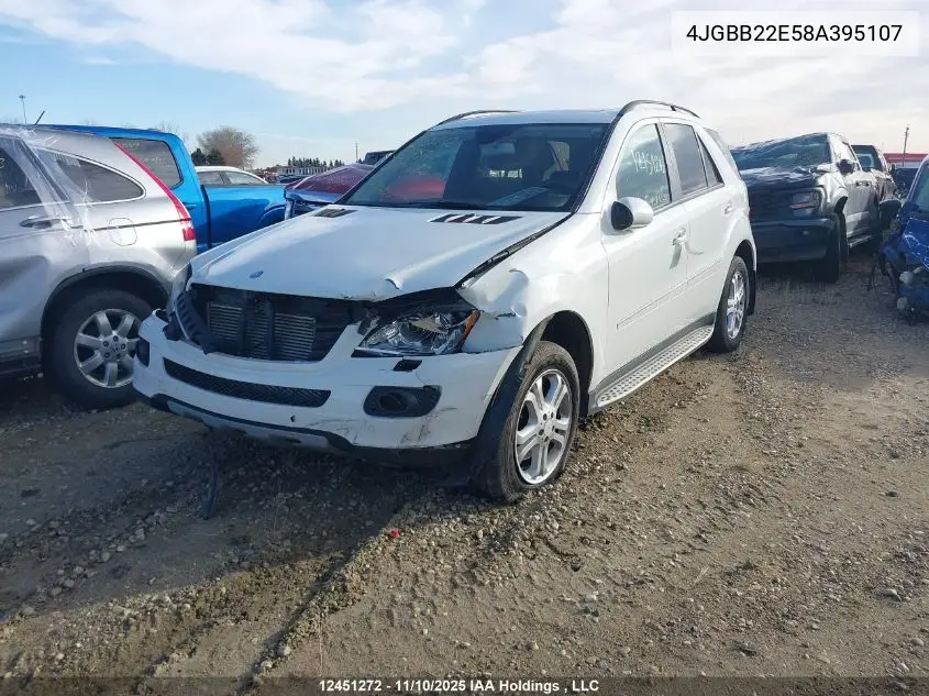 4JGBB22E58A395107 2008 Mercedes-Benz Ml-Class