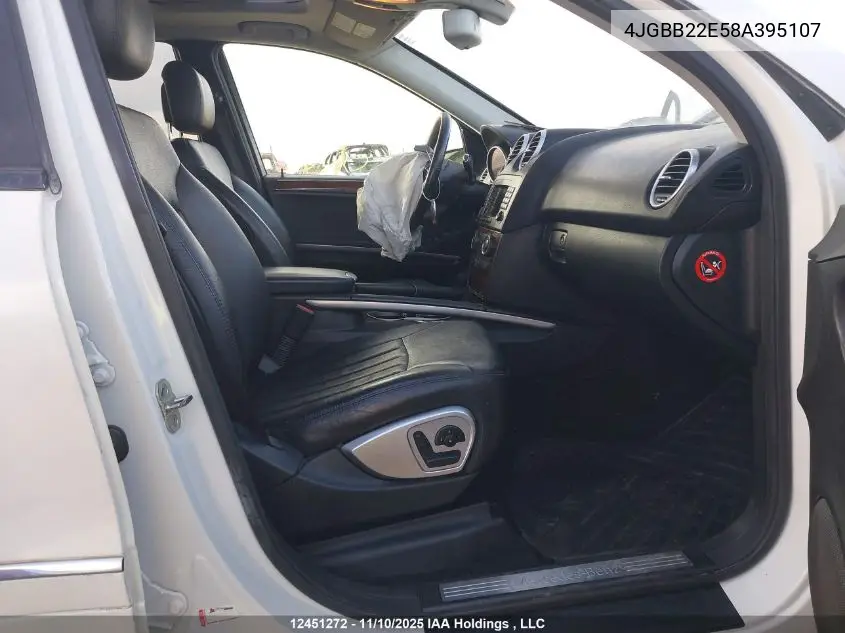 4JGBB22E58A395107 2008 Mercedes-Benz Ml-Class
