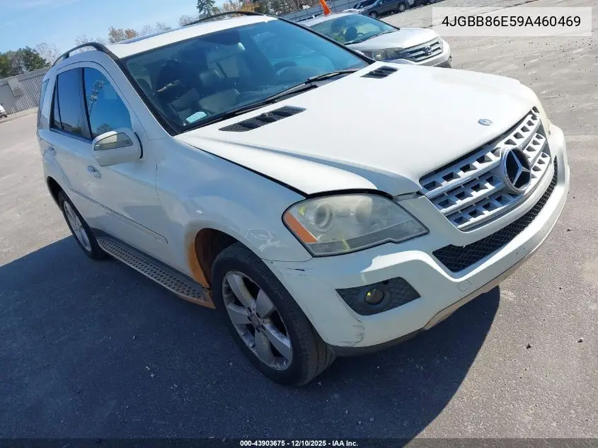 4JGBB86E59A460469 2009 Mercedes-Benz Ml 350 4Matic