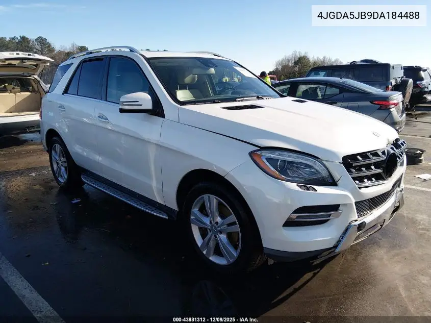 4JGDA5JB9DA184488 2013 Mercedes-Benz Ml 350