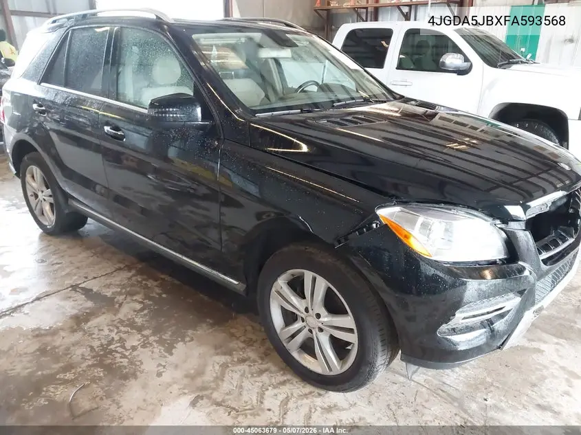 4JGDA5JBXFA593568 2015 Mercedes-Benz Ml 350