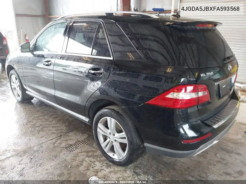 4JGDA5JBXFA593568 2015 Mercedes-Benz Ml 350