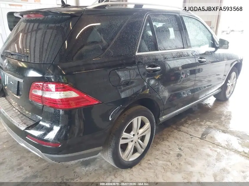 4JGDA5JBXFA593568 2015 Mercedes-Benz Ml 350