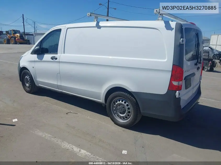 WD3PG2EA5H3270885 2017 Mercedes-Benz Metris