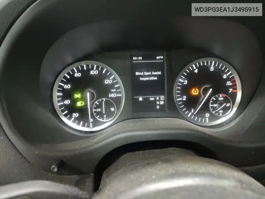 WD3PG3EA1J3495915 2018 Mercedes-Benz Metris