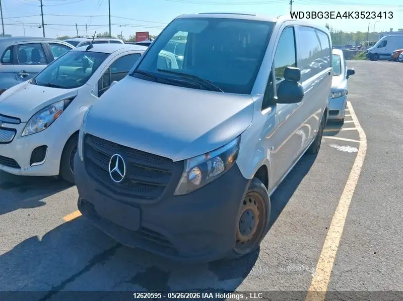 2019 Mercedes-Benz Metris VIN: WD3BG3EA4K3523413 Lot: 12620595
