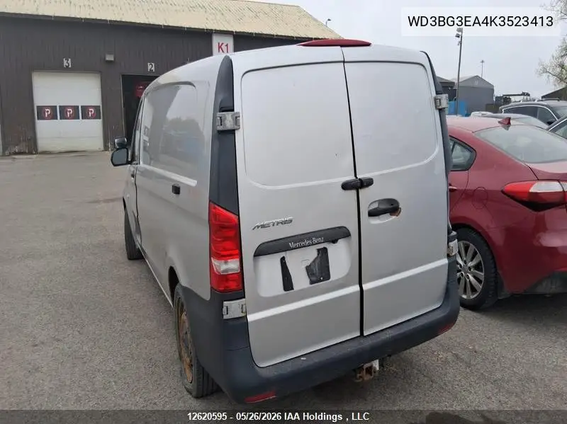 2019 Mercedes-Benz Metris VIN: WD3BG3EA4K3523413 Lot: 12620595