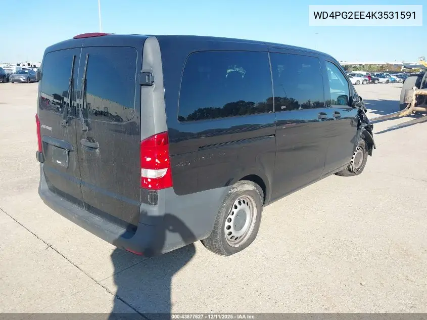 WD4PG2EE4K3531591 2019 Mercedes-Benz Metris