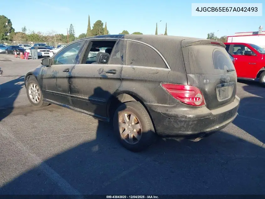 4JGCB65E67A042493 2007 Mercedes-Benz R 350 4Matic