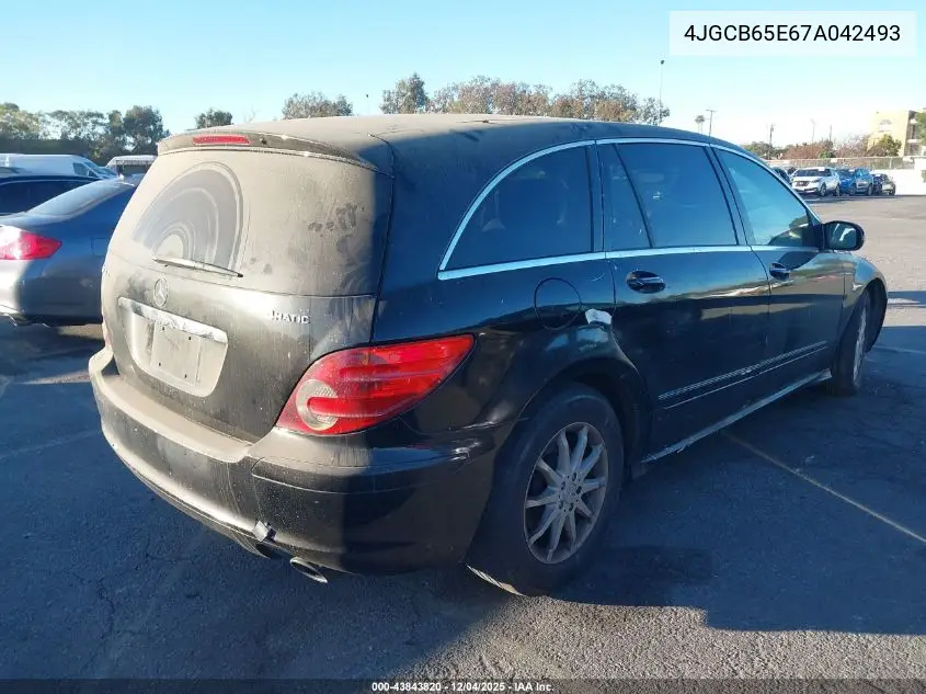 4JGCB65E67A042493 2007 Mercedes-Benz R 350 4Matic