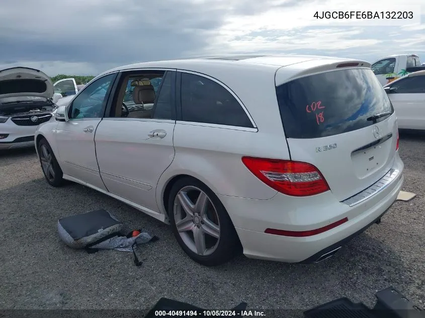 4JGCB6FE6BA132203 2011 Mercedes-Benz R 350 4Matic