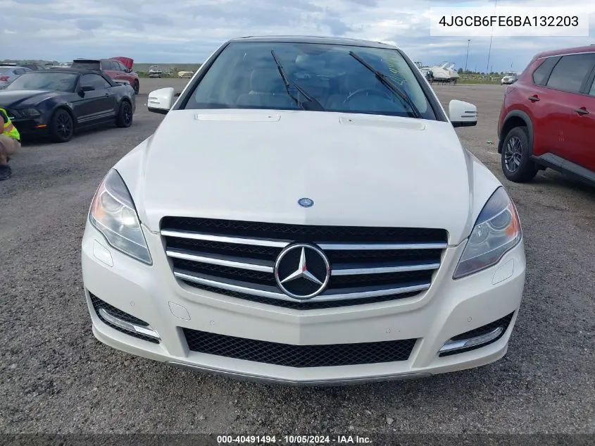 4JGCB6FE6BA132203 2011 Mercedes-Benz R 350 4Matic