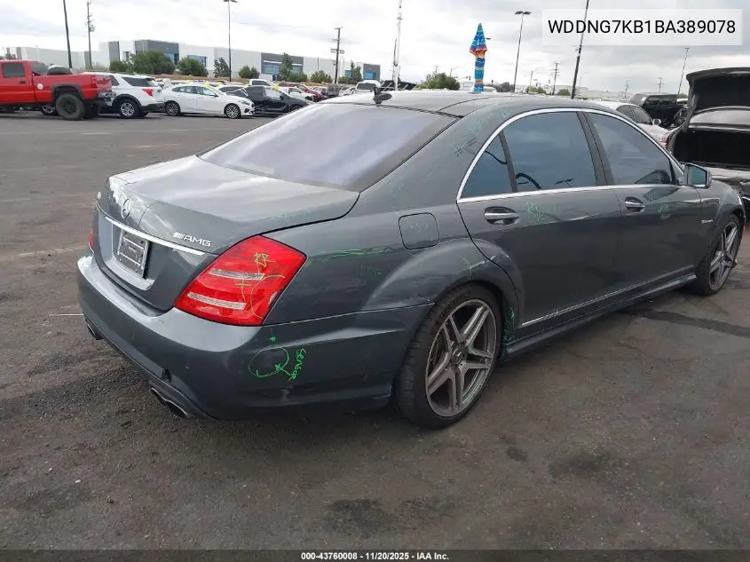 WDDNG7KB1BA389078 2011 Mercedes-Benz S 65 Amg