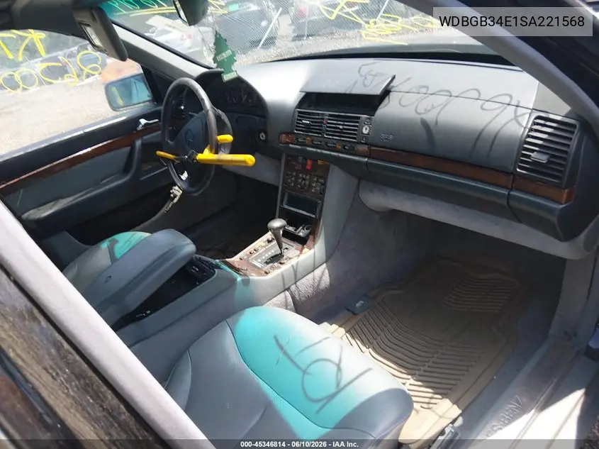 1995 Mercedes-Benz S 350D VIN: WDBGB34E1SA221568 Lot: 45346814