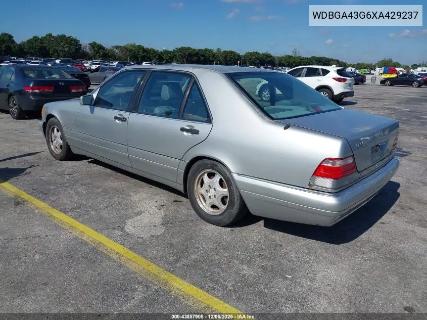 WDBGA43G6XA429237 1999 Mercedes-Benz S 420
