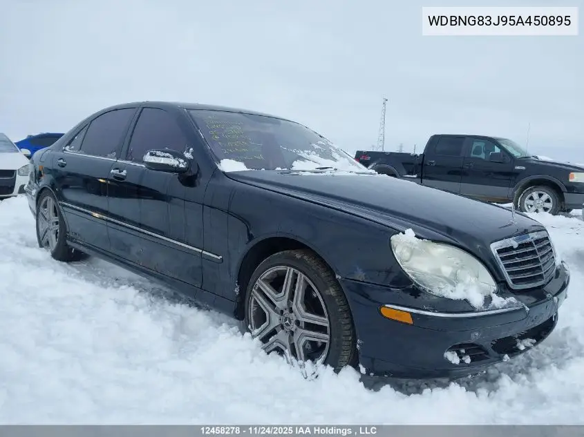 WDBNG83J95A450895 2005 Mercedes-Benz S 430 Lwb 4Matic/Swb 4Matic