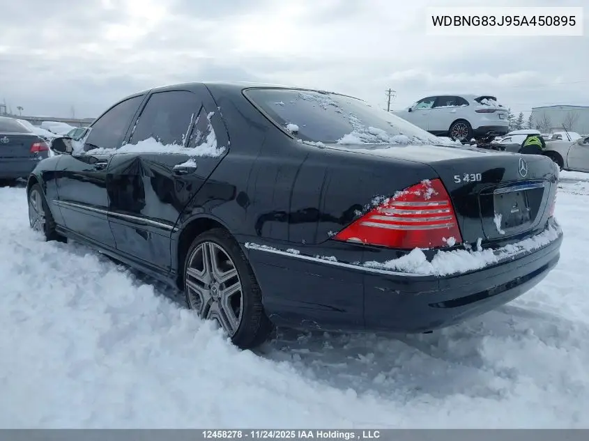 WDBNG83J95A450895 2005 Mercedes-Benz S 430 Lwb 4Matic/Swb 4Matic