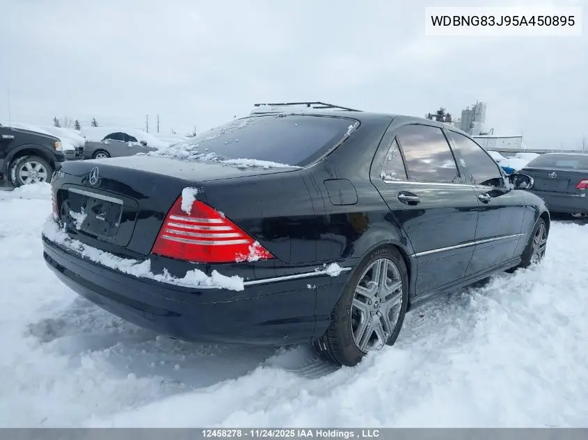WDBNG83J95A450895 2005 Mercedes-Benz S 430 Lwb 4Matic/Swb 4Matic
