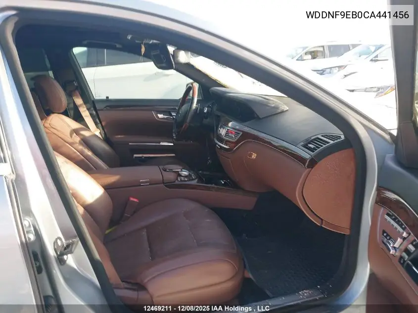 WDDNF9EB0CA441456 2012 Mercedes-Benz S 550 4Matic