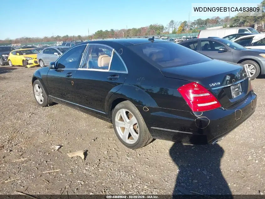 WDDNG9EB1CA483809 2012 Mercedes-Benz S 550 4Matic