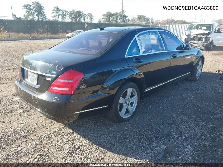 WDDNG9EB1CA483809 2012 Mercedes-Benz S 550 4Matic