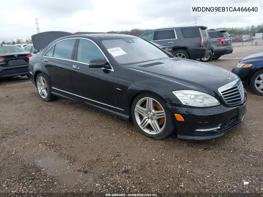 2012 Mercedes-Benz S 550 4Matic VIN: WDDNG9EB1CA466640 Lot: 44964482