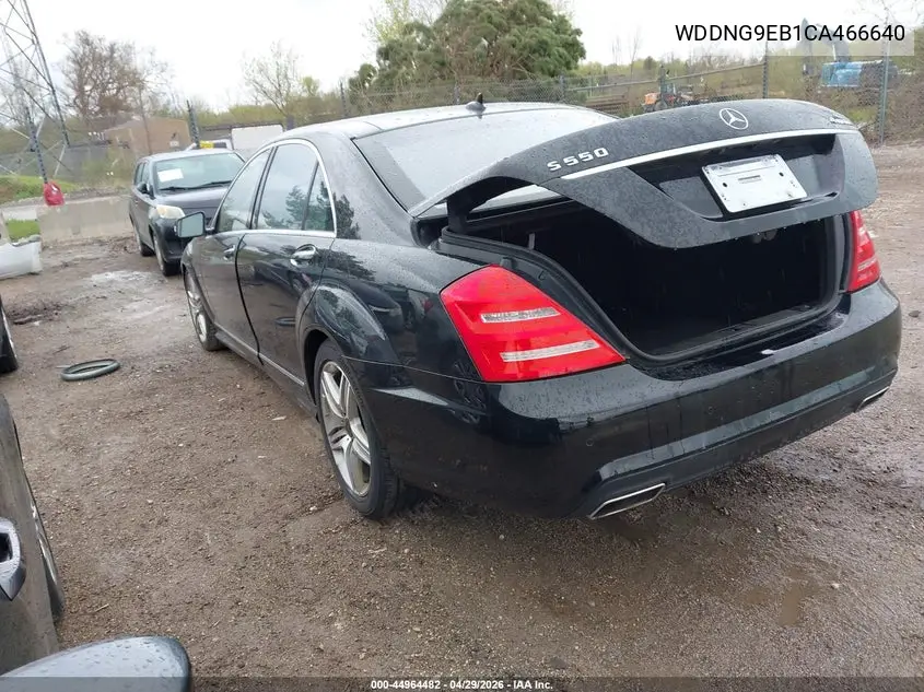 2012 Mercedes-Benz S 550 4Matic VIN: WDDNG9EB1CA466640 Lot: 44964482