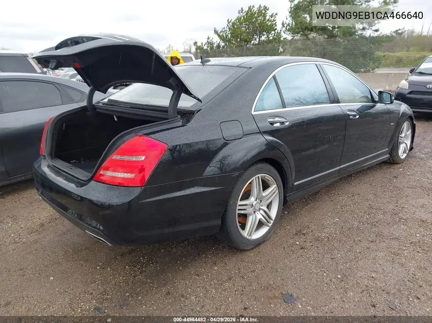 2012 Mercedes-Benz S 550 4Matic VIN: WDDNG9EB1CA466640 Lot: 44964482