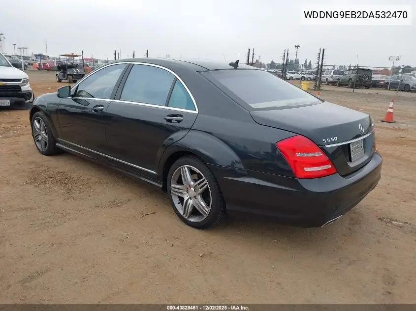 WDDNG9EB2DA532470 2013 Mercedes-Benz S 550 4Matic