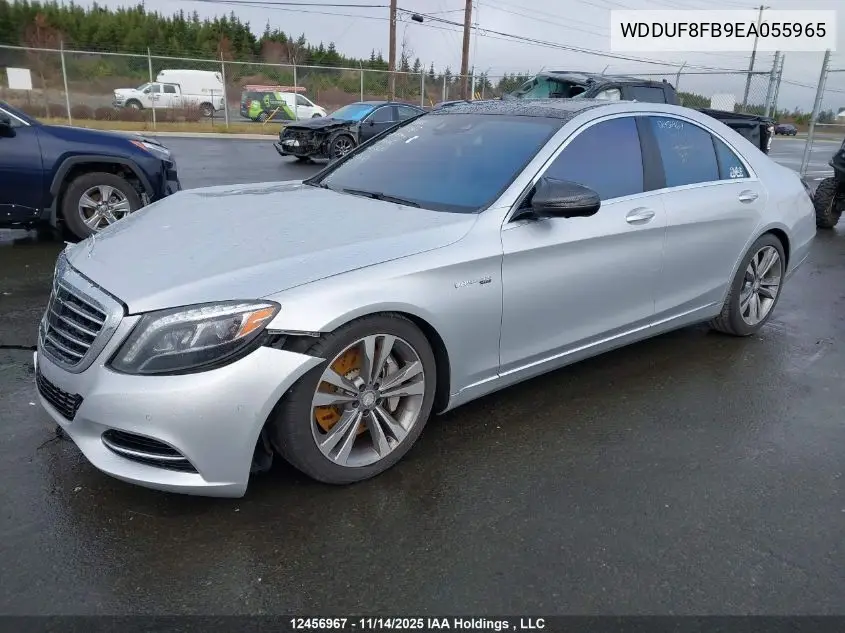 WDDUF8FB9EA055965 2014 Mercedes-Benz S 550 4Matic