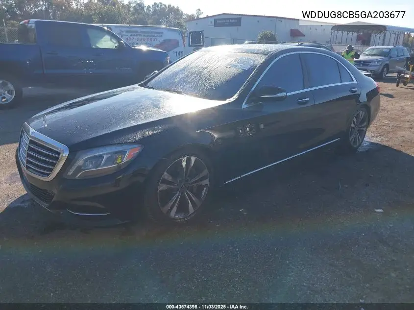 WDDUG8CB5GA203677 2016 Mercedes-Benz S 550