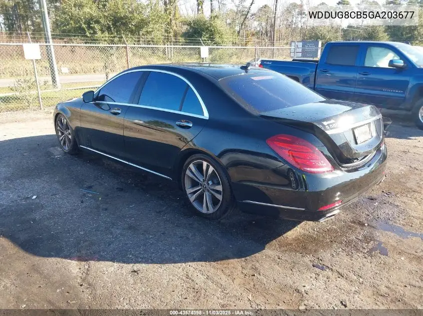 WDDUG8CB5GA203677 2016 Mercedes-Benz S 550