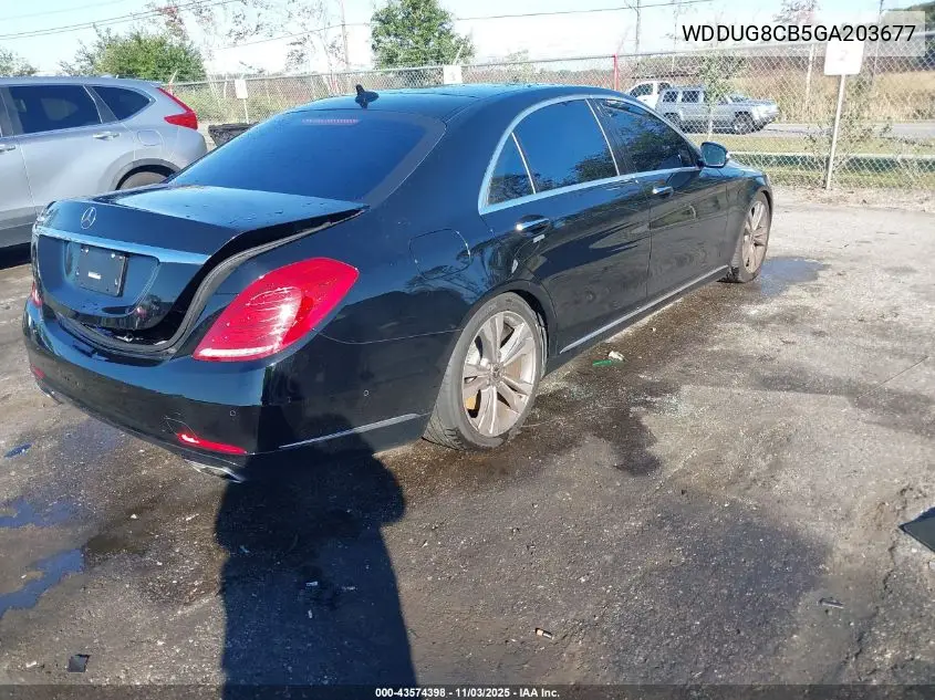 WDDUG8CB5GA203677 2016 Mercedes-Benz S 550