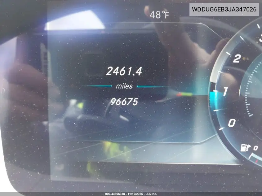 WDDUG6EB3JA347026 2018 Mercedes-Benz S 450 4Matic