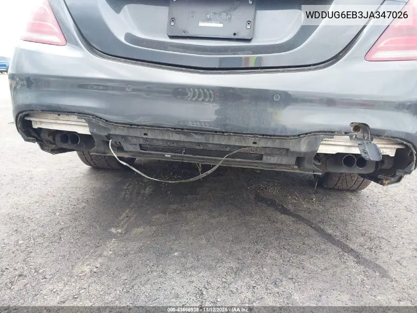 WDDUG6EB3JA347026 2018 Mercedes-Benz S 450 4Matic