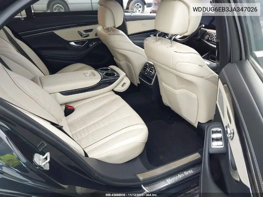 WDDUG6EB3JA347026 2018 Mercedes-Benz S 450 4Matic