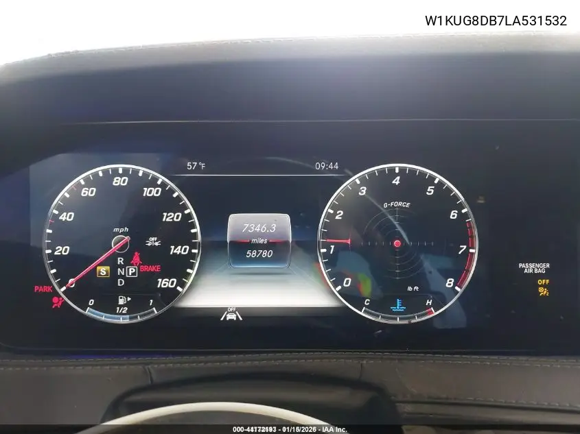 W1KUG8DB7LA531532 2020 Mercedes-Benz S 560