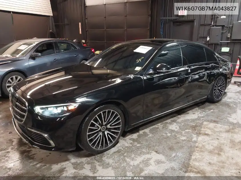W1K6G7GB7MA043827 2021 Mercedes-Benz S 580 4Matic