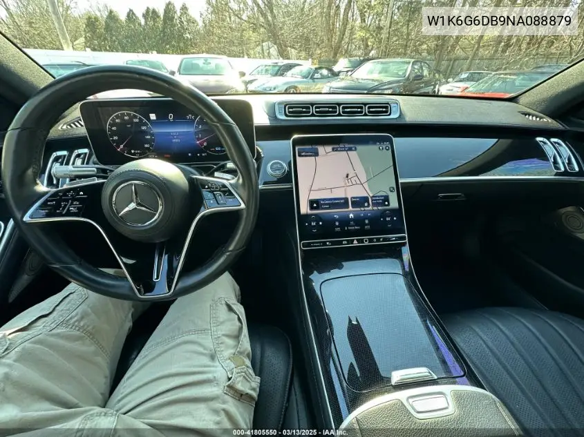 2022 Mercedes-Benz S 500 4Matic VIN: W1K6G6DB9NA088879 Lot: 41805550