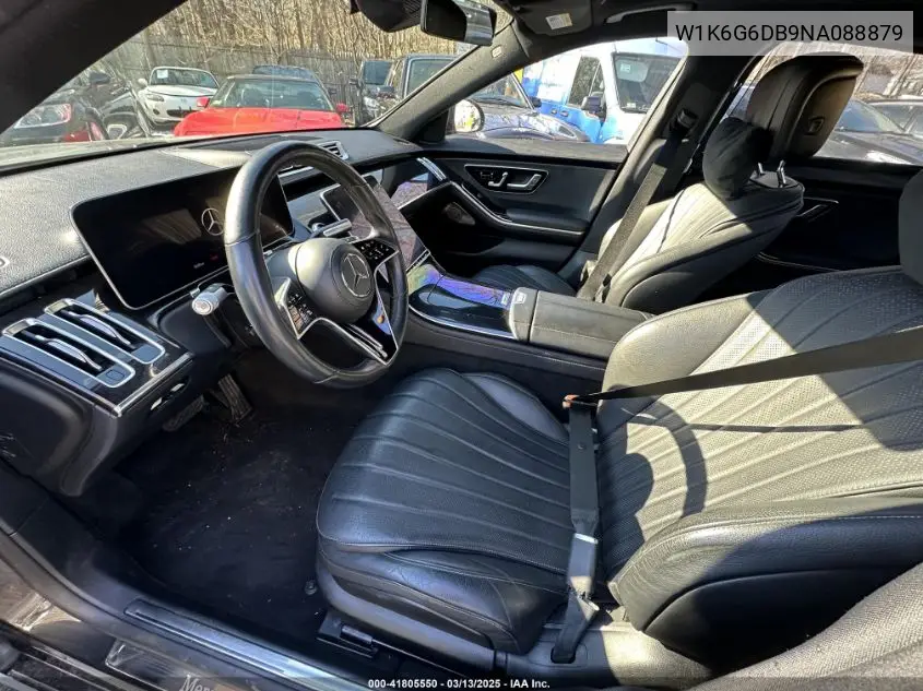 2022 Mercedes-Benz S 500 4Matic VIN: W1K6G6DB9NA088879 Lot: 41805550