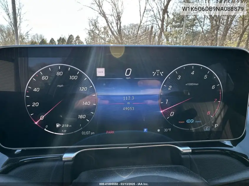 2022 Mercedes-Benz S 500 4Matic VIN: W1K6G6DB9NA088879 Lot: 41805550