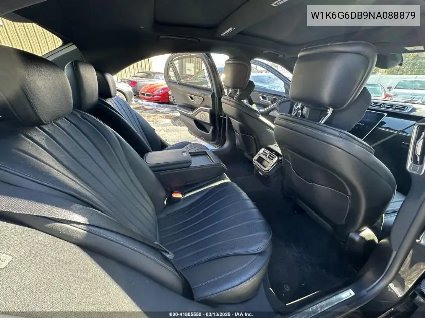 2022 Mercedes-Benz S 500 4Matic VIN: W1K6G6DB9NA088879 Lot: 41805550