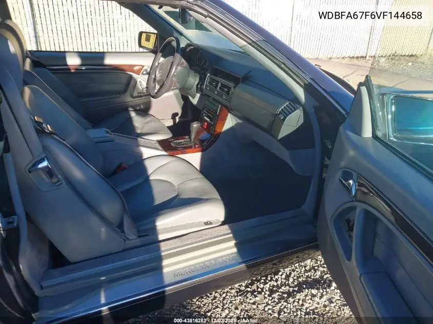 WDBFA67F6VF144658 1997 Mercedes-Benz Sl 500